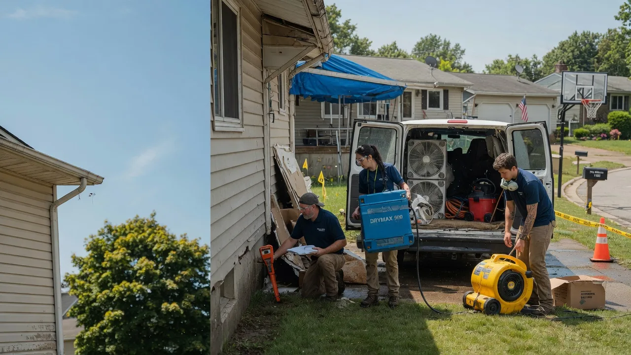 Ceiling Leak Cleanup in Saint Henry, OH near me