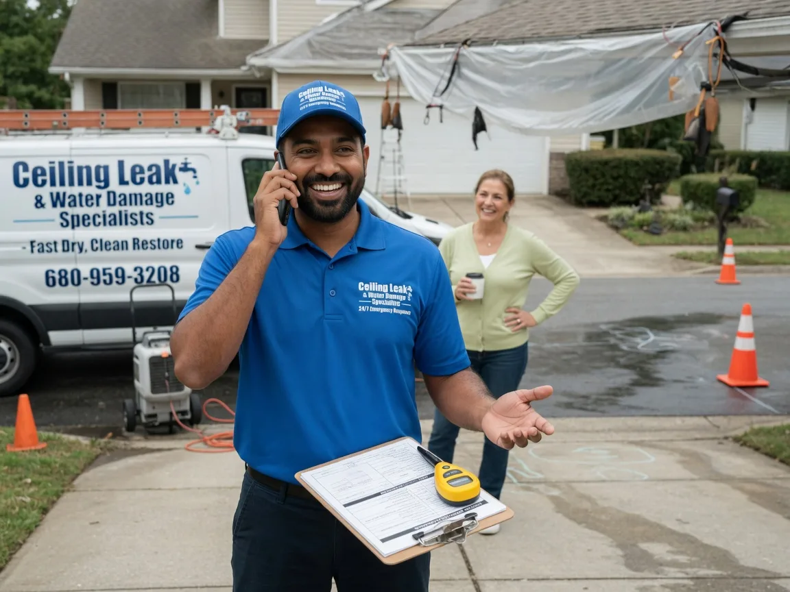 Ceiling Leak Cleanup Saint Henry, OH FAQs